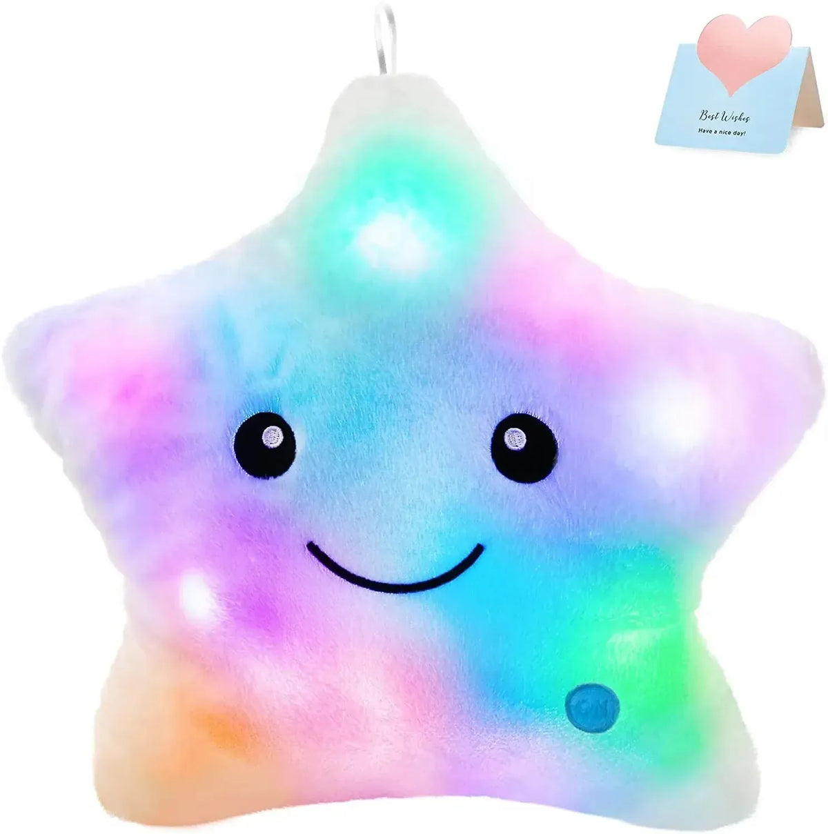 Peluche Veilleuse Étoile Boréale, la veilleuse douce pour enfants