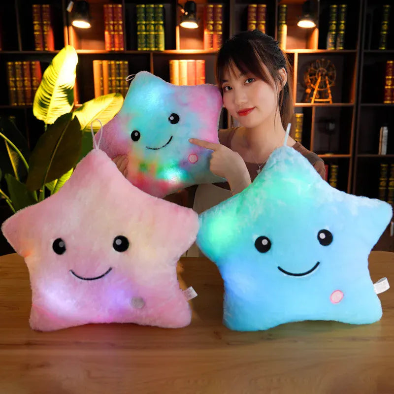 Peluche Veilleuse Étoile Boréale, la veilleuse douce pour enfants
