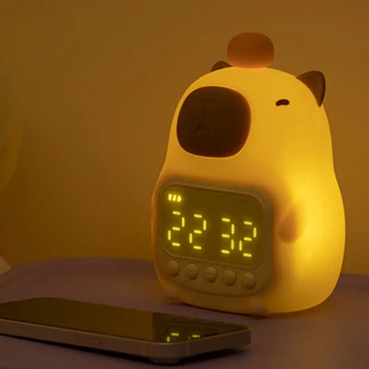 Réveil Veilleuse Capybara : Douceur et Lumière pour Enfants