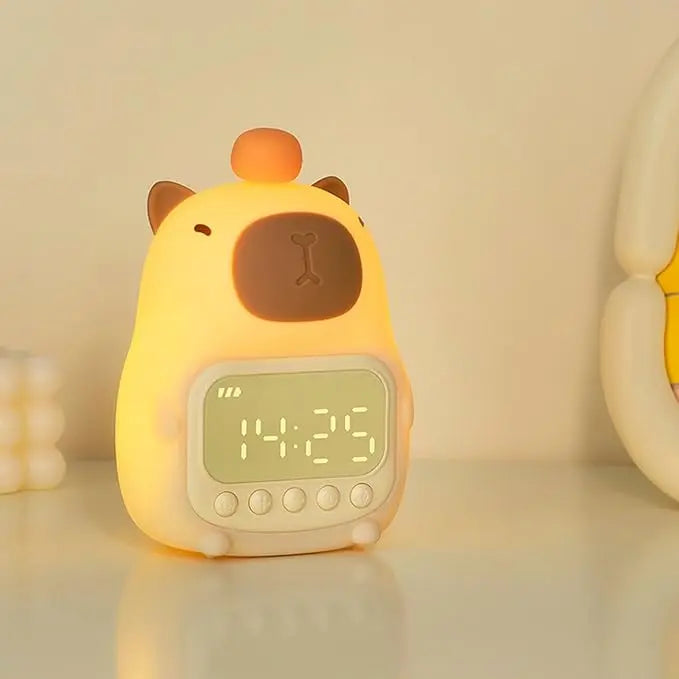 Réveil Veilleuse Capybara : Douceur et Lumière pour Enfants