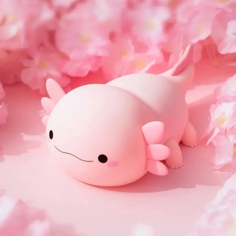 Veilleuse Axolotl en Silicone et Tactile, compagnon idéal