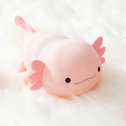 Veilleuse Axolotl en Silicone et Tactile, compagnon idéal