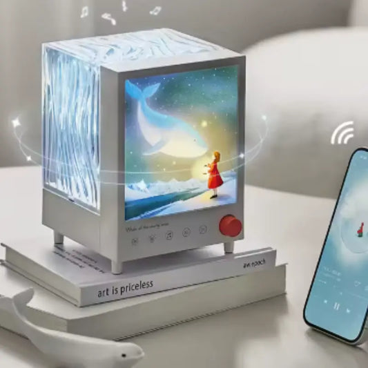 Veilleuse Bluetooth Bruit Blanc Son Immersif pour Nuit Paisible