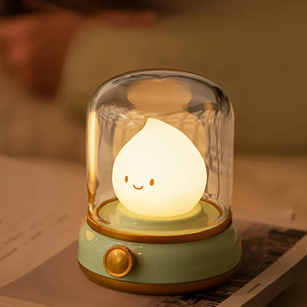 Veilleuse Bougie sans Flamme Rétro - Ambiance et Sécurité