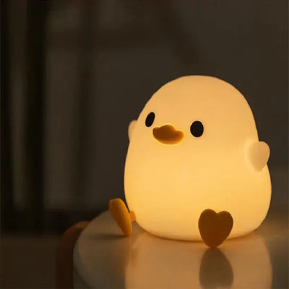 Veilleuse Canard en Silicone - Lumière douce pour enfants