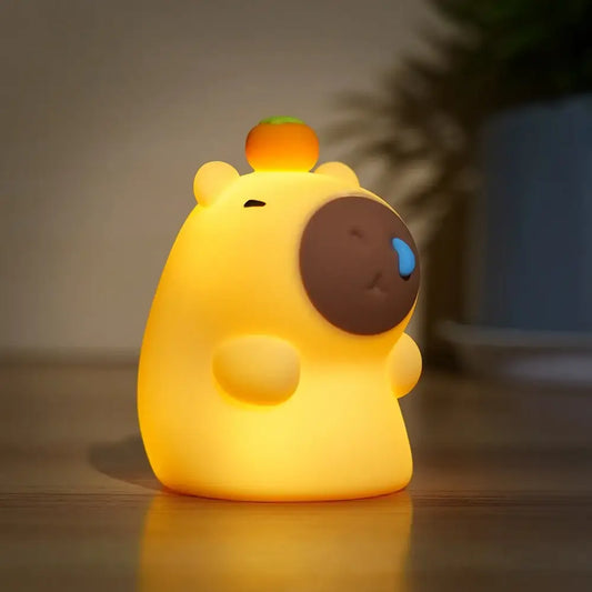 Veilleuse Capybara Câlin - Compagnon Lumineux pour Enfants