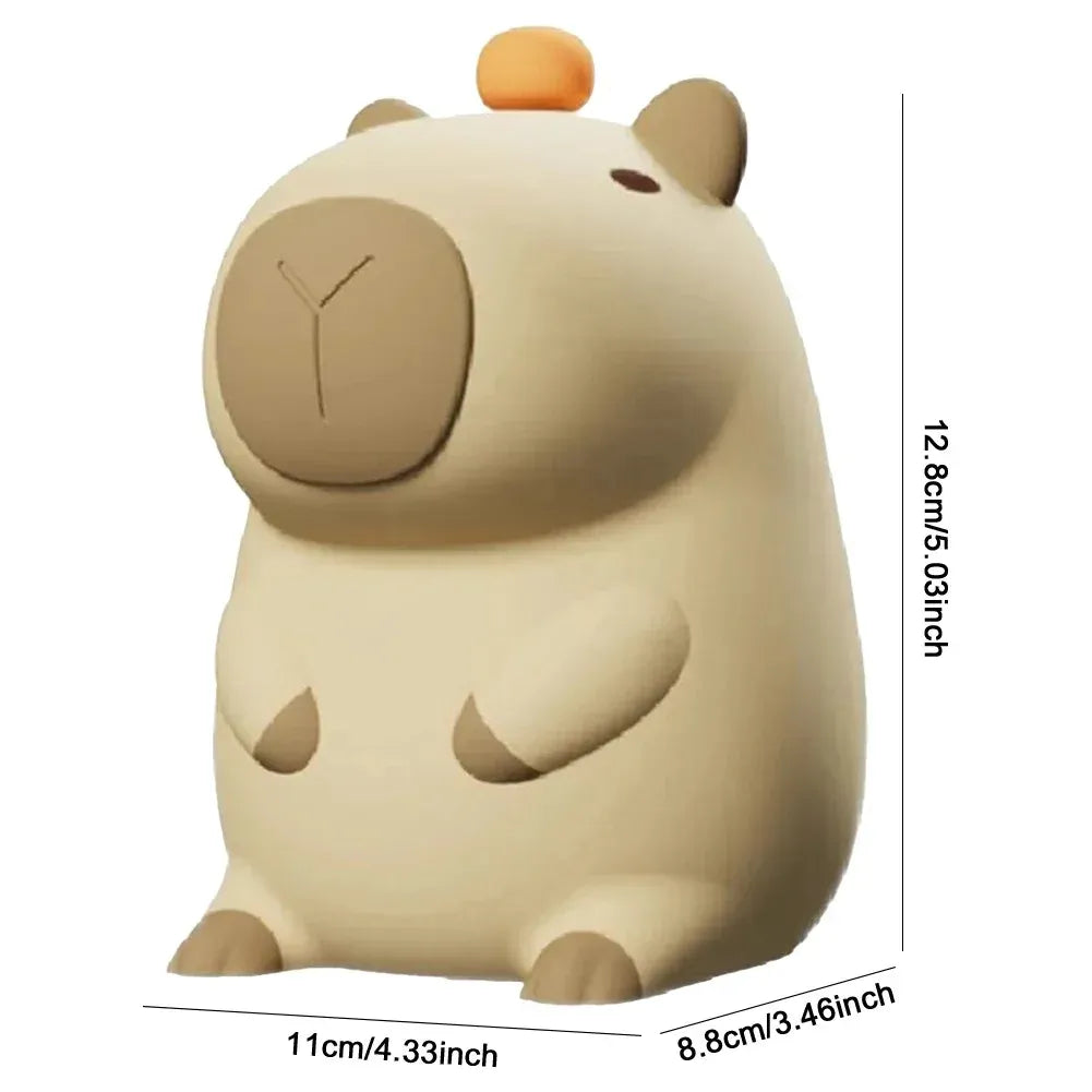 Veilleuse Capybara Fleur de Lotus - Éclairez vos nuits