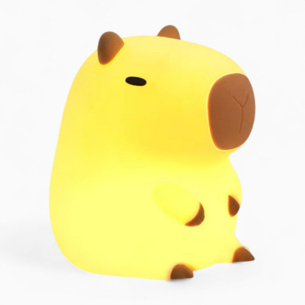 Veilleuse Capybara : Illuminez Doucement Votre Nid avec Tendresse