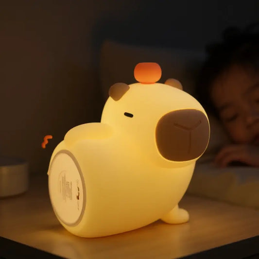 Veilleuse Capybara Zen : Sérénité et Lumière Douce