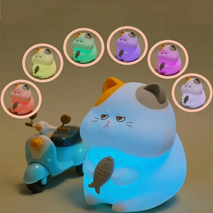 Veilleuse Chat Gourmand : Éclairez vos nuits avec style