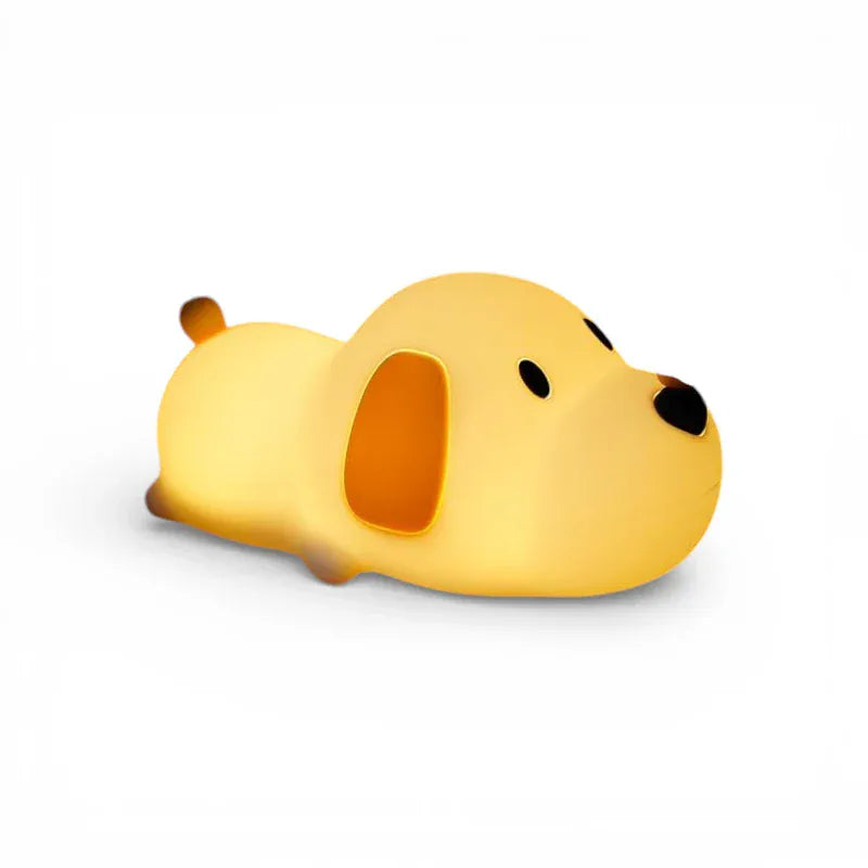 Veilleuse Chiot en Silicone - Compagnon doux pour la nuit