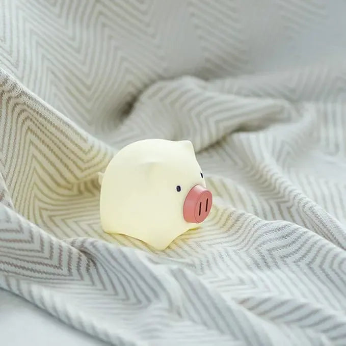 Veilleuse Cochon en Silicone - Douceur et Sécurité pour Enfants