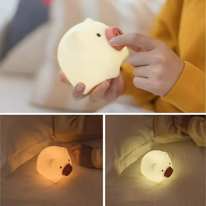 Veilleuse Cochon en Silicone - Douceur et Sécurité pour Enfants