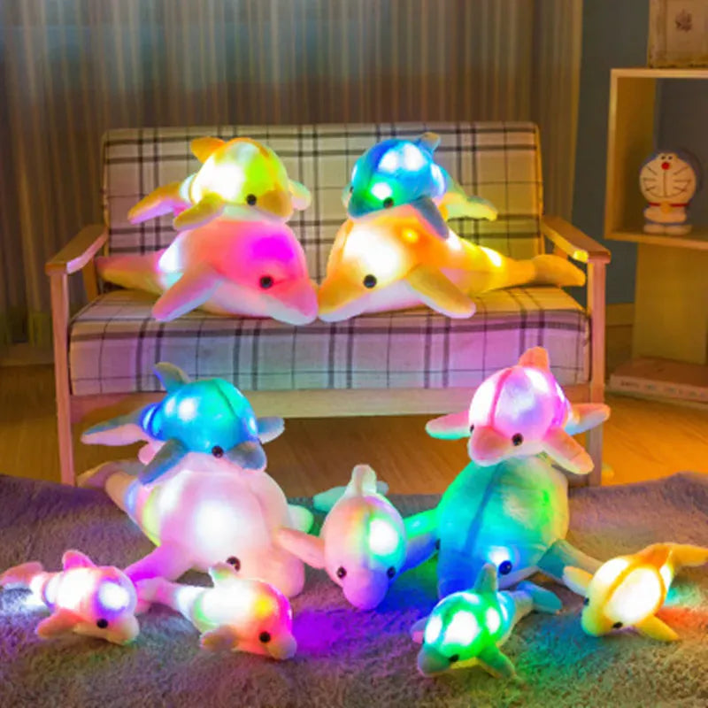 Veilleuse Dauphin Peluche : Compagnon Doux pour Nuits Paisibles