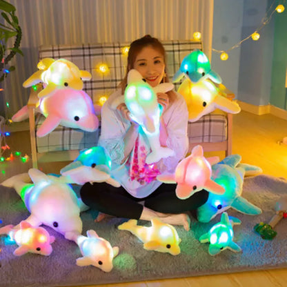 Veilleuse Dauphin Peluche : Compagnon Doux pour Nuits Paisibles