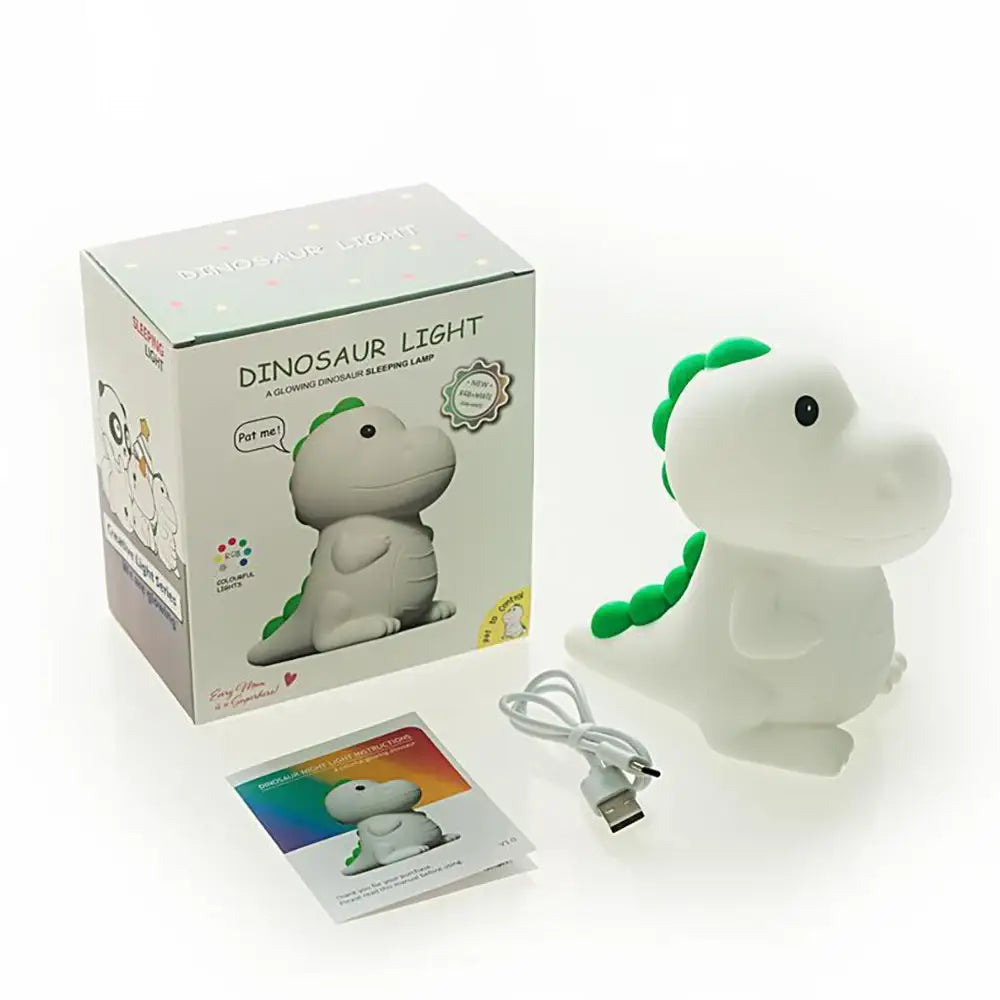 Veilleuse Dinosaure USB Tactile Plusieurs Couleurs - Idéale