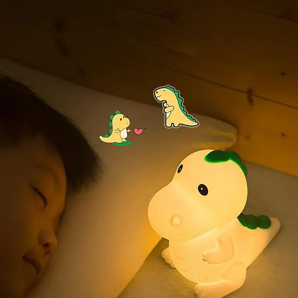 Veilleuse Dinosaure USB Tactile Plusieurs Couleurs - Idéale