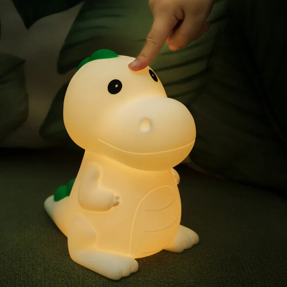 Veilleuse Dinosaure USB Tactile Plusieurs Couleurs - Idéale