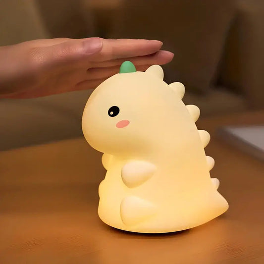 Veilleuse Dinosaure Rechargeable Tactile Silicone Enfants