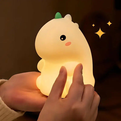 Veilleuse Dinosaure Rechargeable Tactile Silicone Enfants