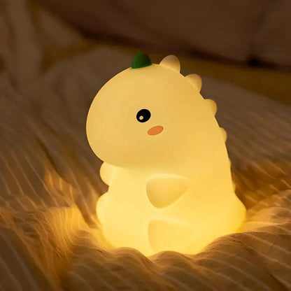Veilleuse Dinosaure Rechargeable Tactile Silicone Enfants