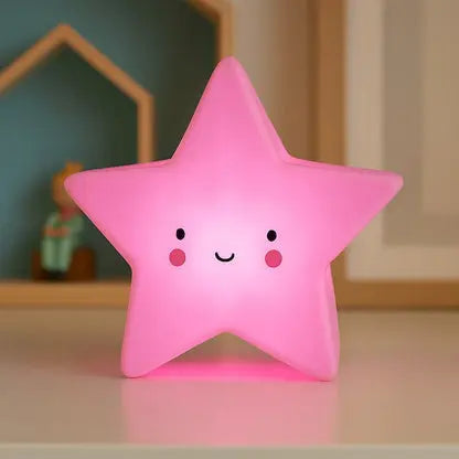 Veilleuse Étoile en Silicone - Douceur et Sécurité pour Bébé