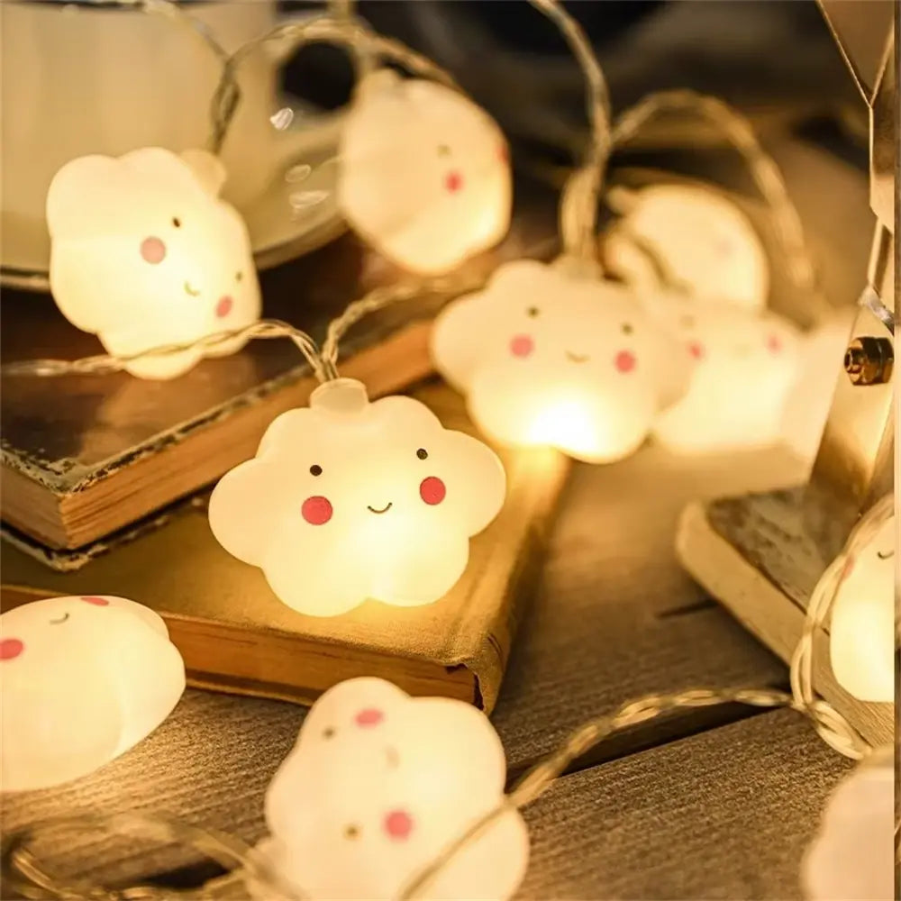 Veilleuse Guirlande Nuage Colorées USB pour Ambiance Magique