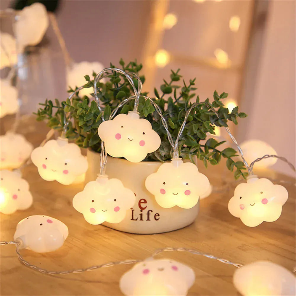 Veilleuse Guirlande Nuage Colorées USB pour Ambiance Magique Image
