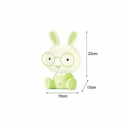 Veilleuse Lapin à Lunettes - Compagnon lumineux idéal