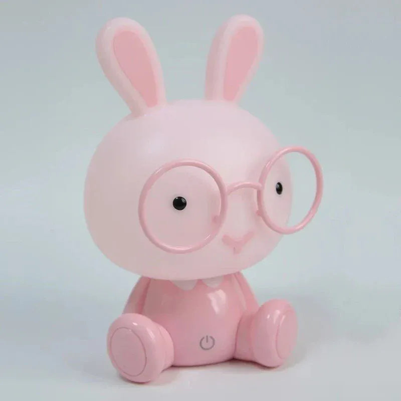 Veilleuse Lapin à Lunettes - Compagnon lumineux idéal
