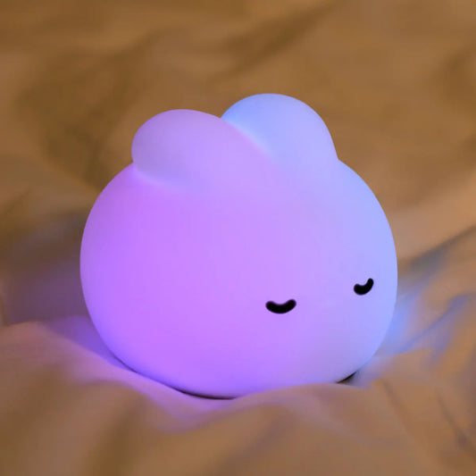 Veilleuse Lapin Rêveur Tactile - Lumière douce pour enfants