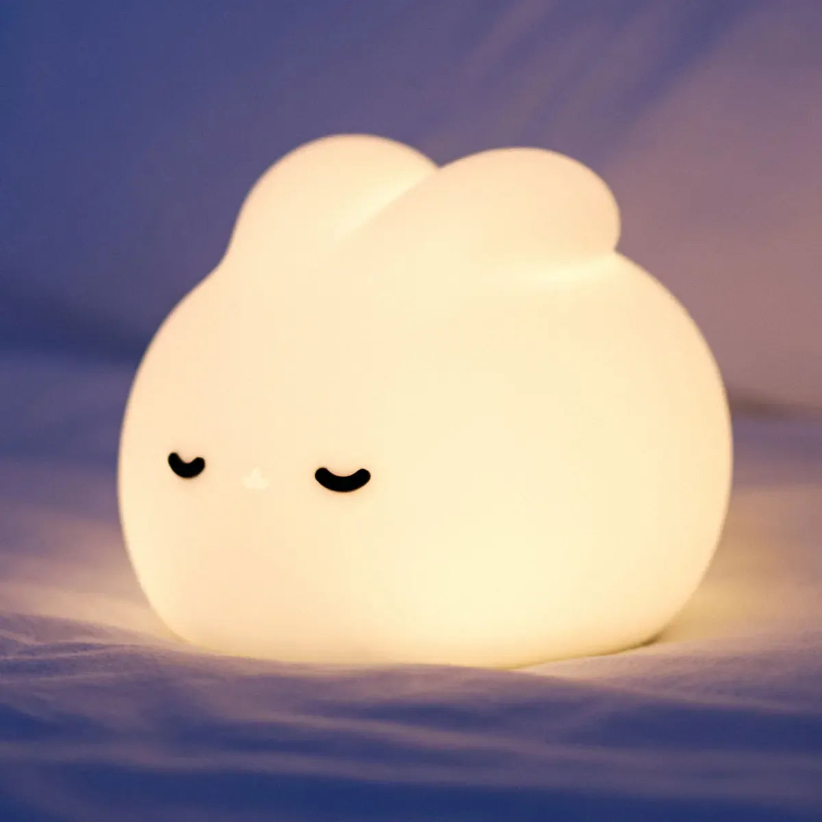 Veilleuse Lapin Rêveur Tactile - Lumière douce pour enfants