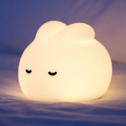 Veilleuse Lapin Rêveur Tactile - Lumière douce pour enfants