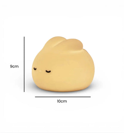Veilleuse Lapin Rêveur Tactile - Lumière douce pour enfants