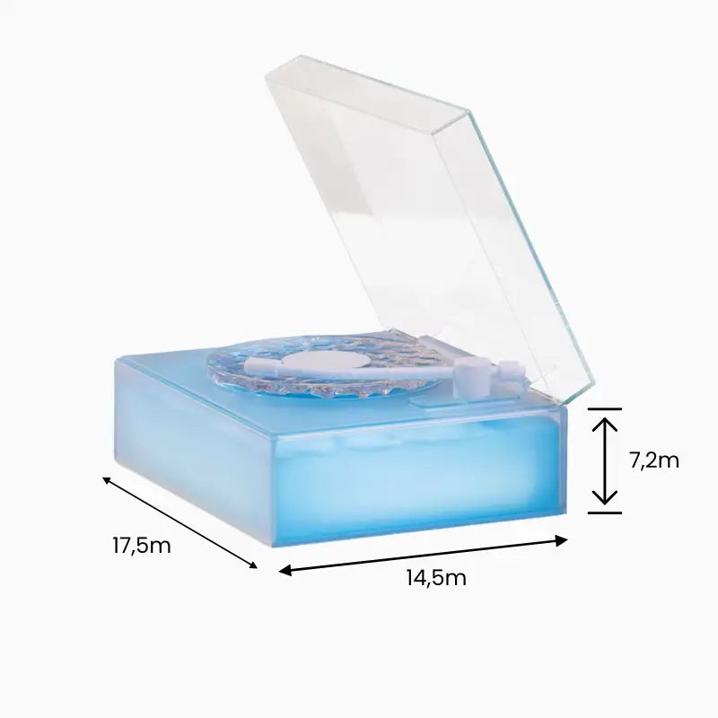 Veilleuse Lecteur Rétro avec Bluetooth et Bruit Blanc, Sommeil Paisible