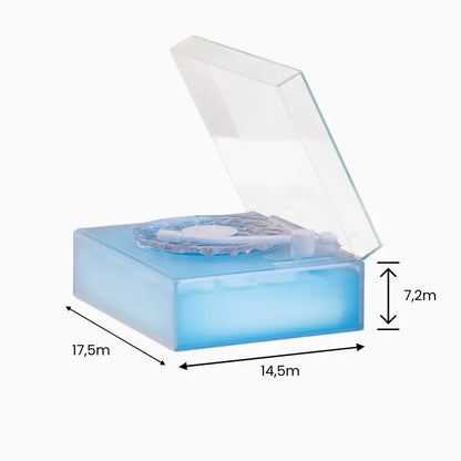 Veilleuse Lecteur Rétro avec Bluetooth et Bruit Blanc, Sommeil Paisible