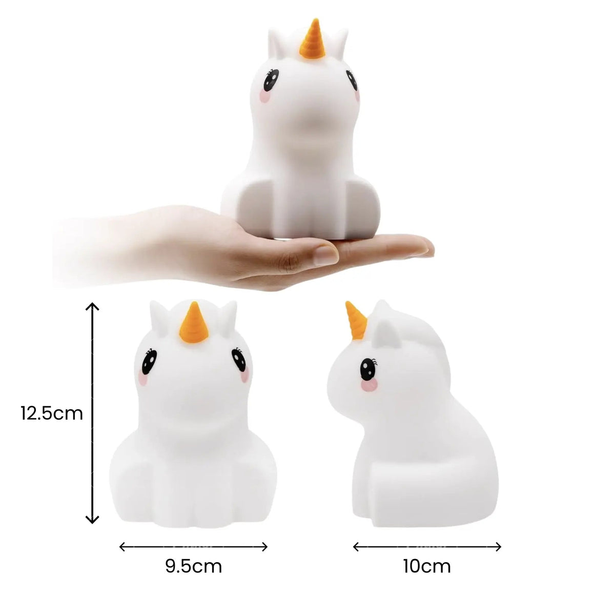 Veilleuse Licorne Capteur Tactile Avec Télécommande En Silicone