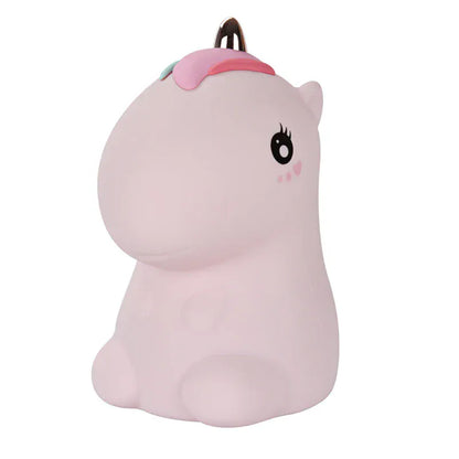 Veilleuse Licorne en Silicone Rechargeable par USB, idéale mobile