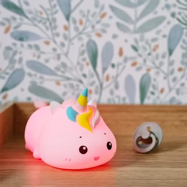 Veilleuse Licorne Télécommandée en Silicone - Magie et Confort