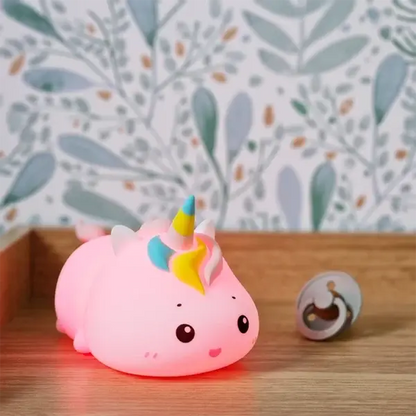 Veilleuse Licorne Télécommandée en Silicone - Magie et Confort