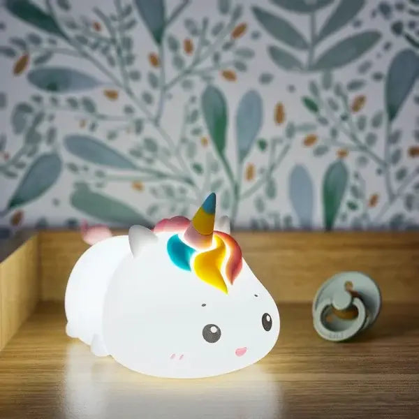 Veilleuse Licorne Télécommandée en Silicone - Magie et Confort