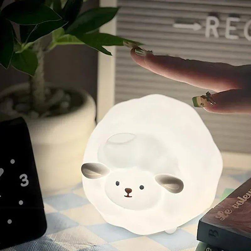 Veilleuse Mouton en Silicone : douce lumière pour enfants