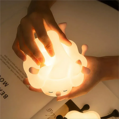 Veilleuse Mouton qui Dort en Silicone - Parfaite pour Enfants