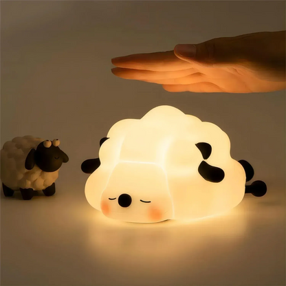 Veilleuse Mouton qui Dort en Silicone - Parfaite pour Enfants