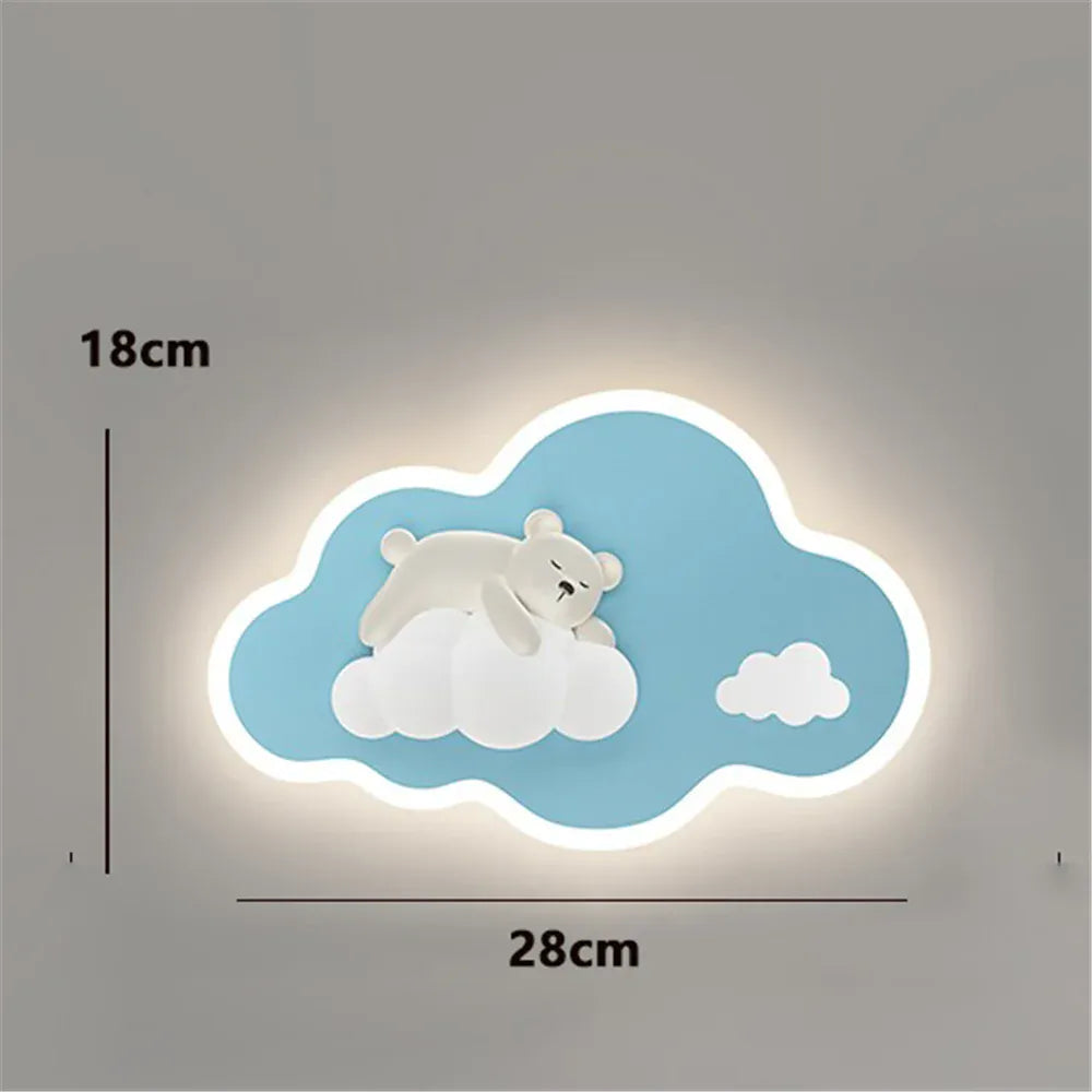 Veilleuse Murale Nuage : Éclairez Doucement Votre Nuit Image