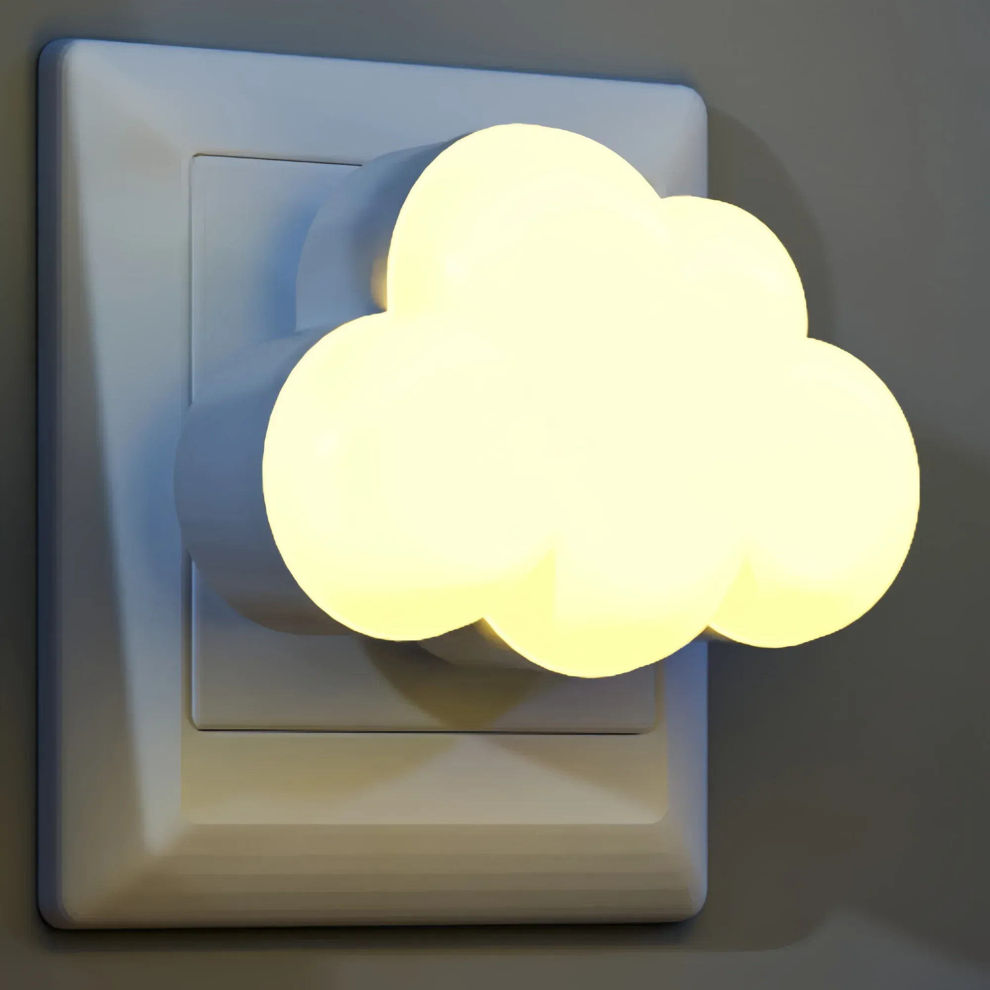 Veilleuse Nuage avec Capteur de Lumière LED - Idéale pour Enfants Image