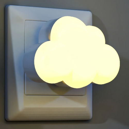 Veilleuse Nuage avec Capteur de Lumière LED - Idéale pour Enfants
