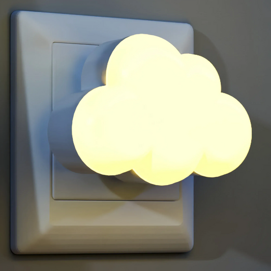 Veilleuse Nuage avec Capteur de Lumière LED - Idéale pour Enfants
