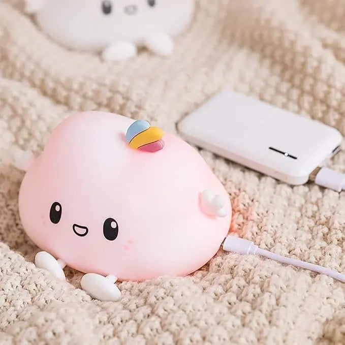 Veilleuse Nuage Mignon en Silicone - Lumière Douce et Apaisante