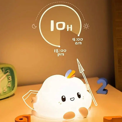 Veilleuse Nuage Mignon en Silicone - Lumière Douce et Apaisante